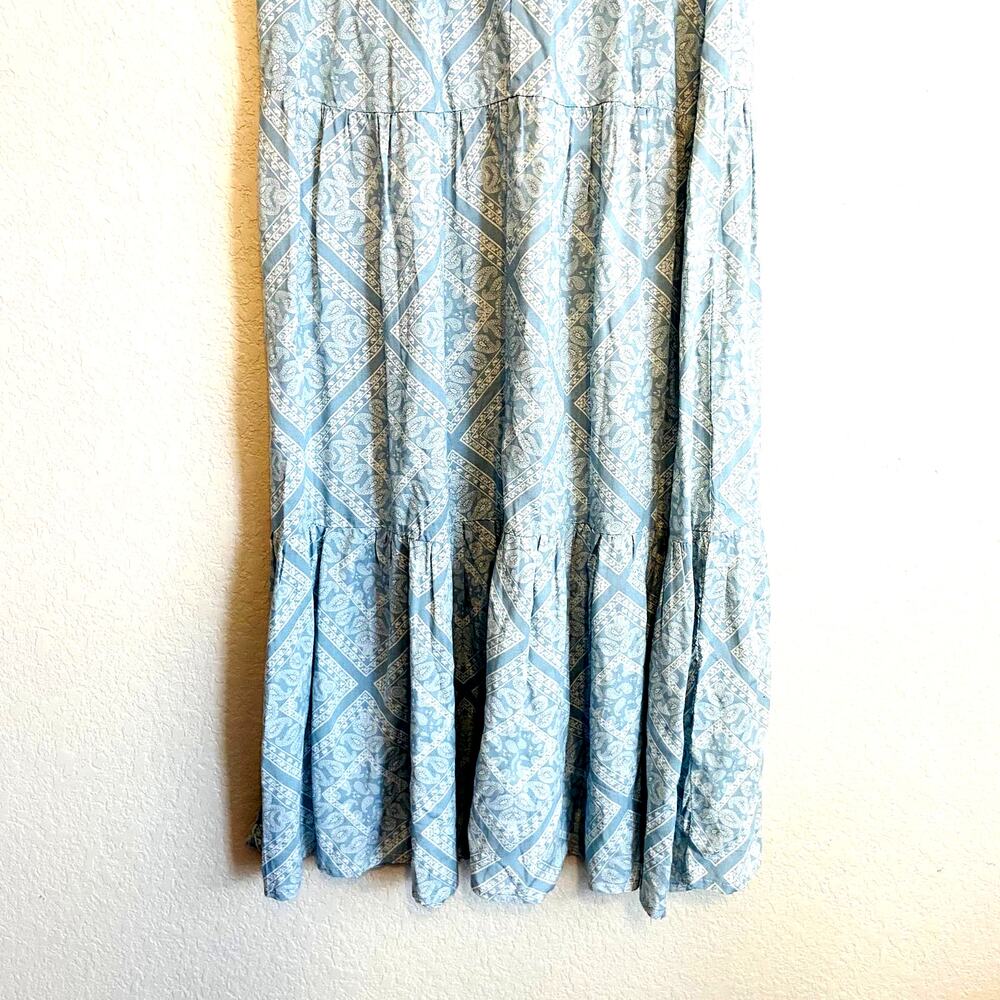 Blue Rain Maxi Skirt Light Blue M - Picture 5 of 7
